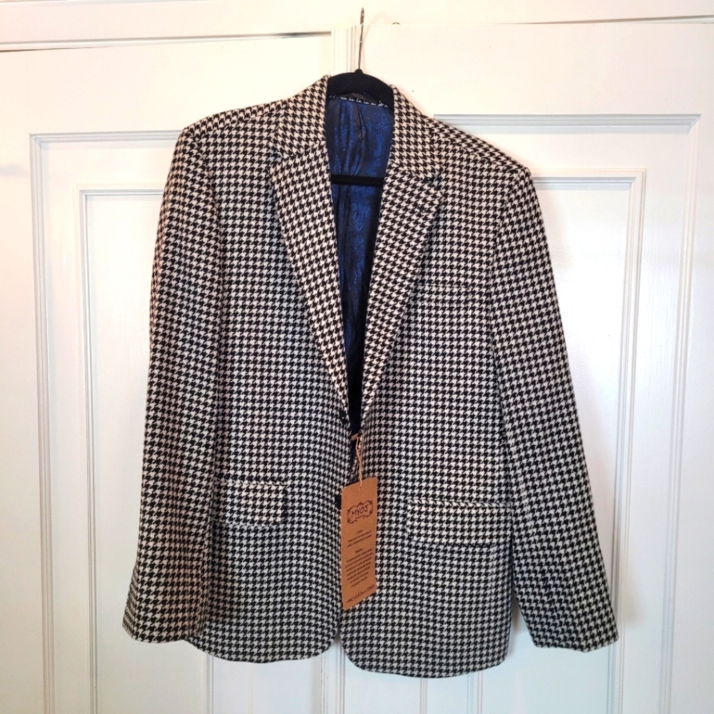 Houndstooth Blazer